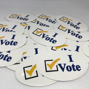 I Vote Sticker zdjęcie 6