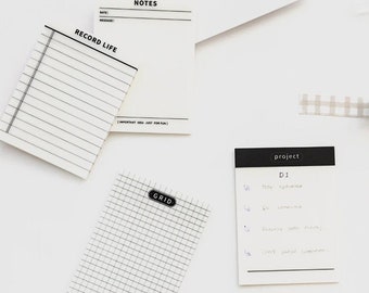 Transparent Memo Notepad Sticky Notes | Adhesive Transparent Memo Message Stickers | Writing Note Pads