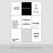 Printable Minimalist Journal Cards, Stational Planner Cards, Digital ...