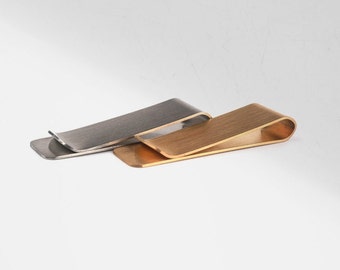 Brass Metal Paper Clip | Credit Card Holder Clamp