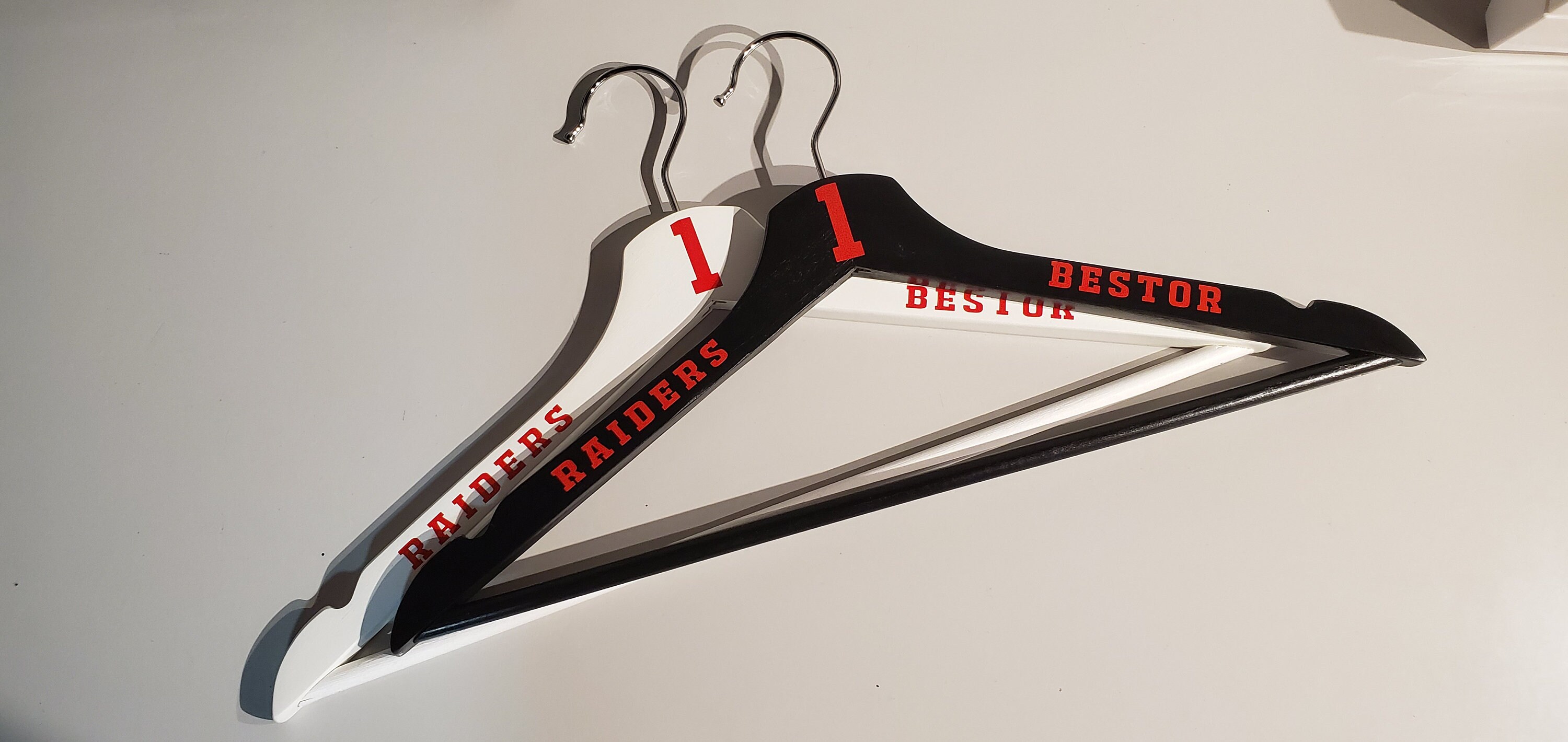 Personalized Sports Hangers Set of 2 Hangers Hockey Etsy