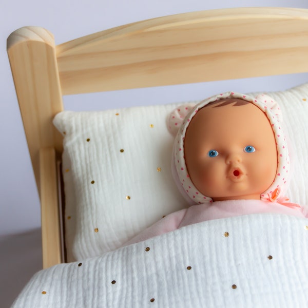 Parure de lit pour poupée