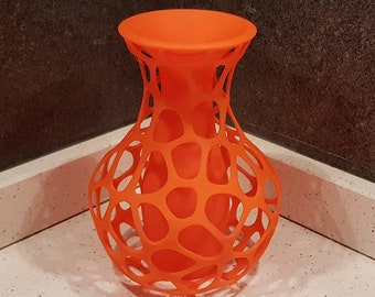 Decor Vase with modern voronoi design