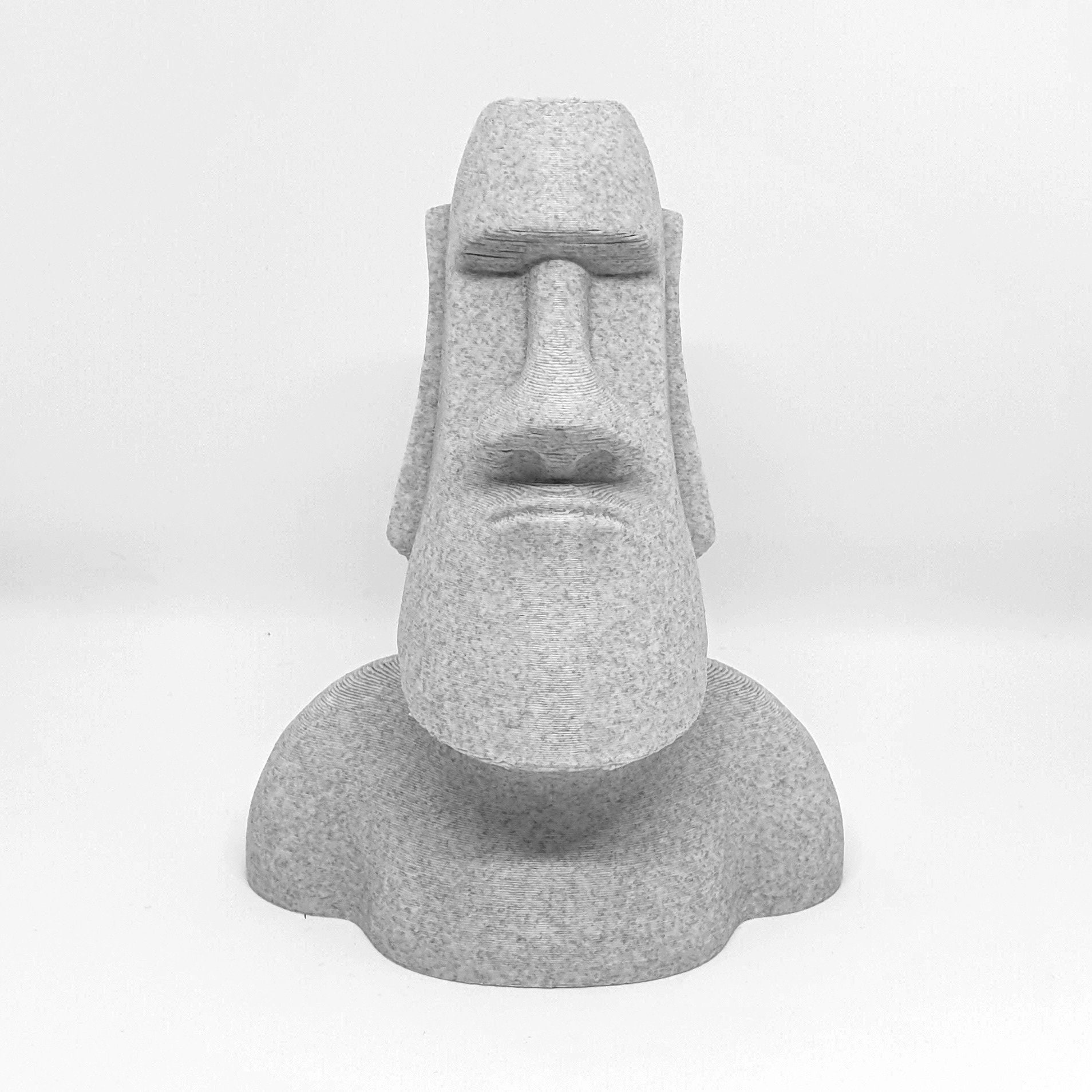 Buff Moai Art Print for Sale by TheBigSadShop