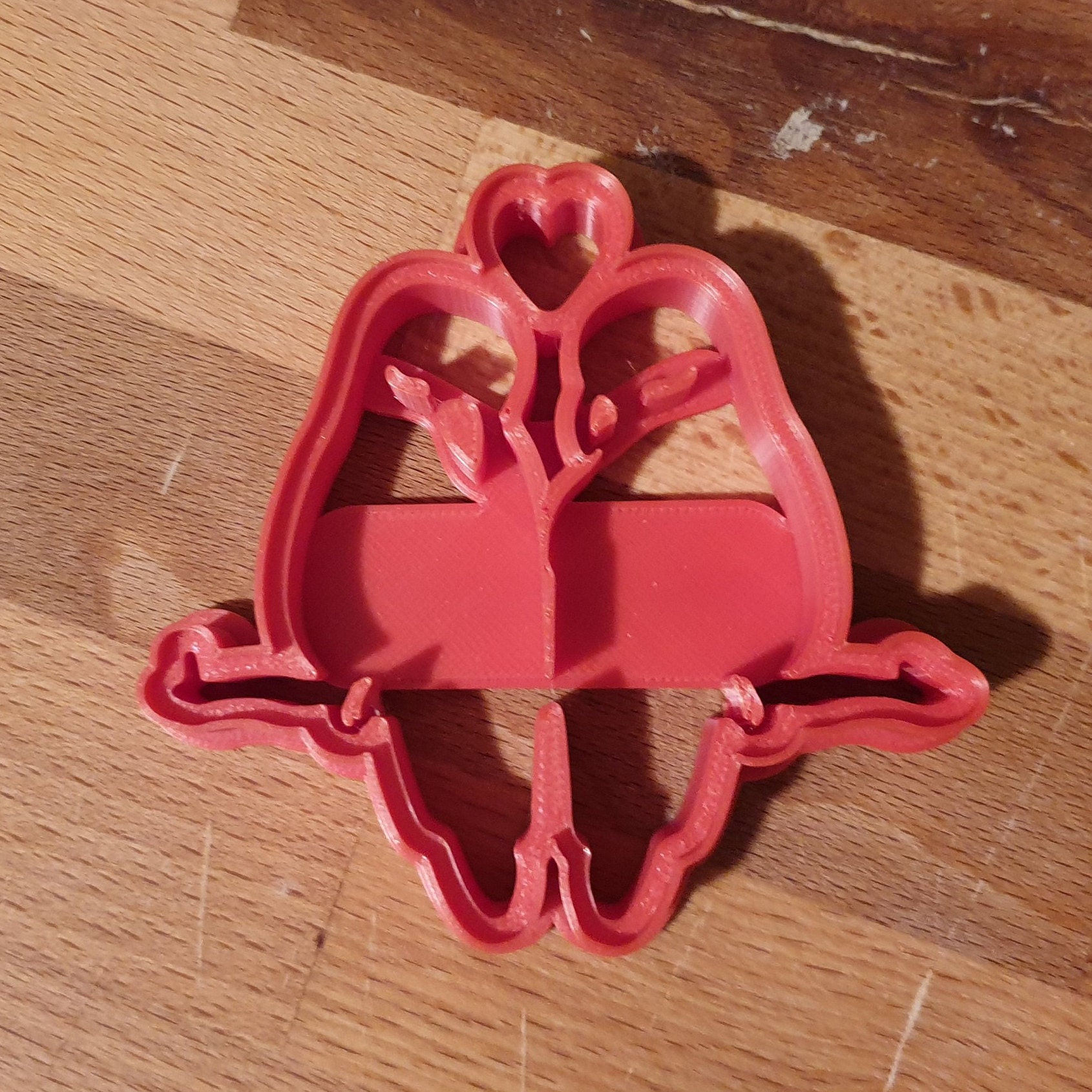 Set of 3 cookie cutters for Valentine's Day Heart wings Etsy