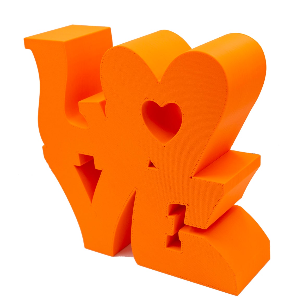3D Printed LOVE Statue Perfect as Gift Wedding Table Decor Etsy