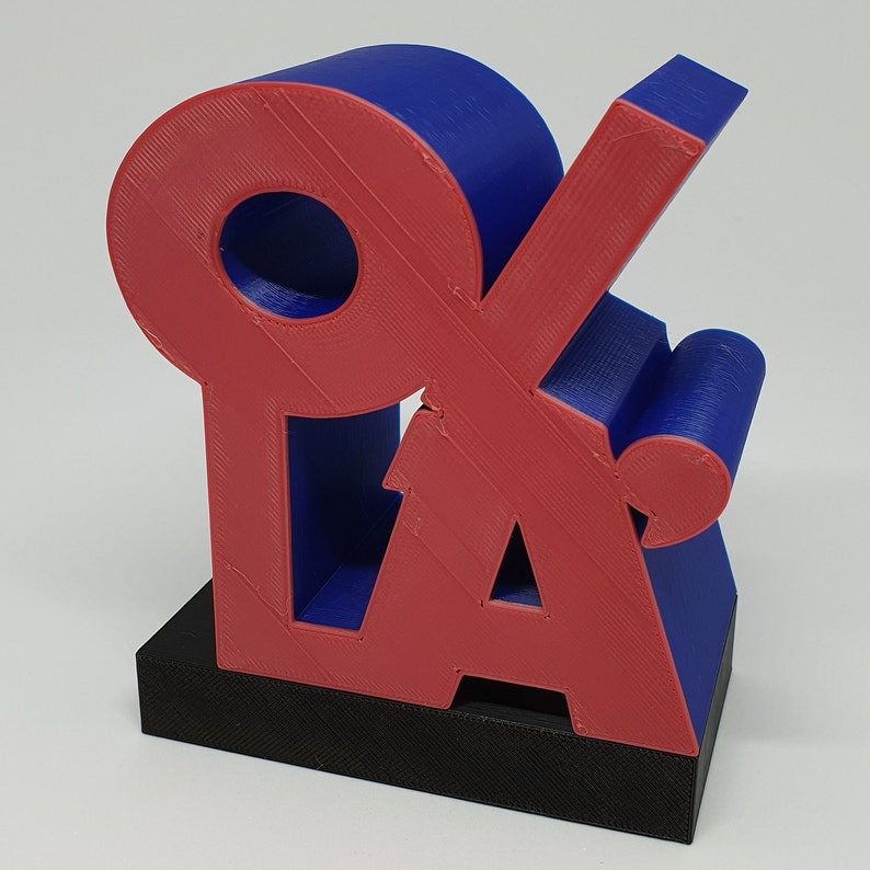 Personalized and unique statue with your 4 letters name or Etsy