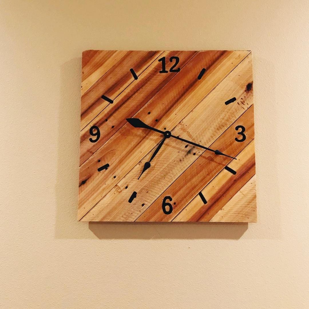 Custom wooden clocks | Etsy