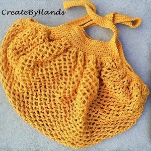 Shop Local Market Bag Crochet Pattern Handbag