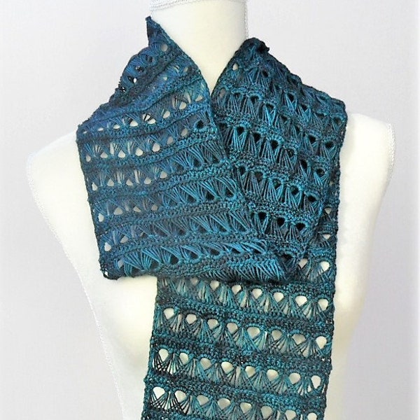 Broomstick Lace Scarf Crochet Pattern