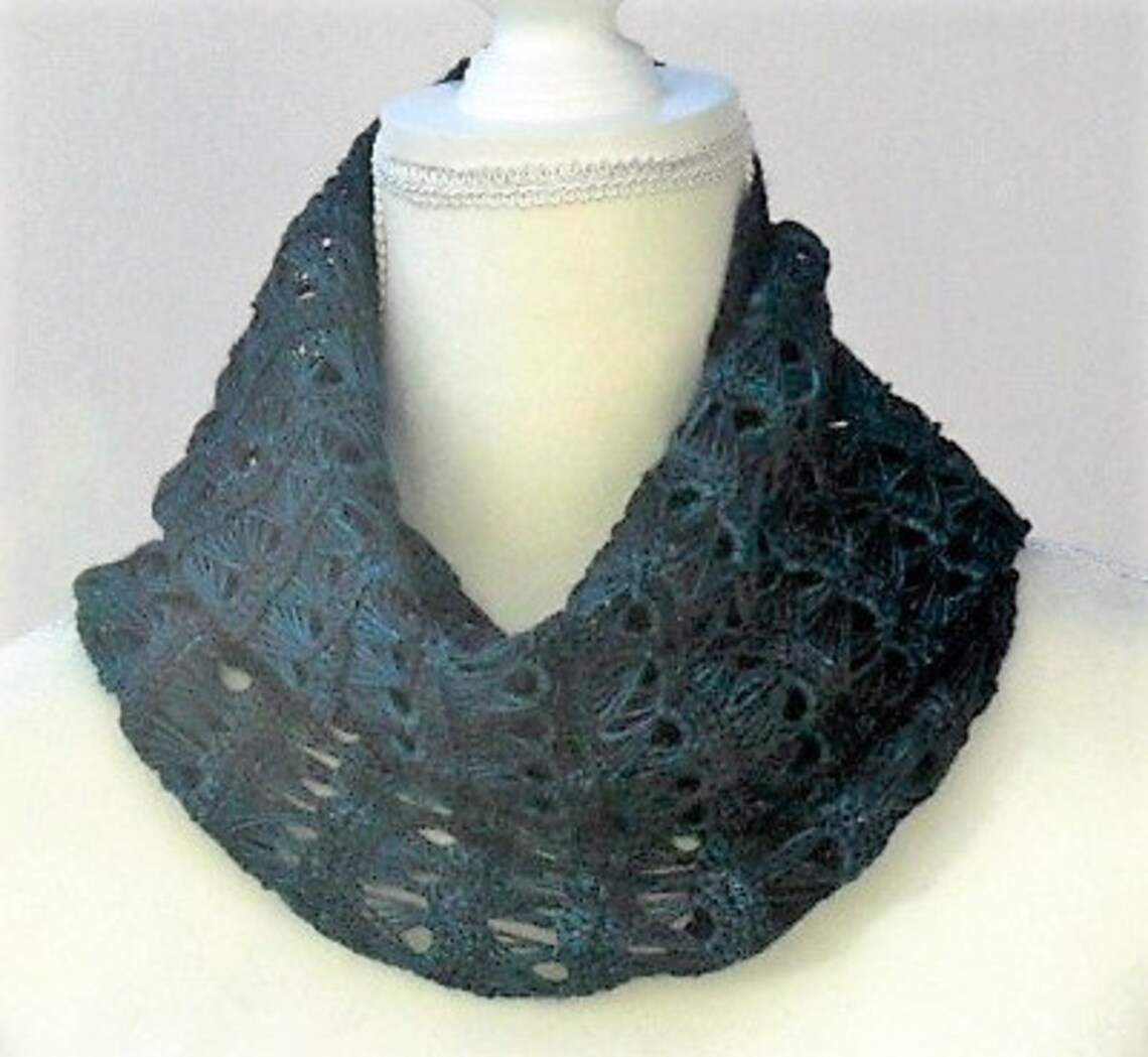 Broomstick Lace Scarf Crochet Pattern Etsy