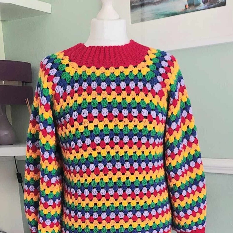 Crochet Jumper Etsy