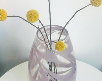 1950s Art Glass Vase Murano Italy Mid Century Modern Venini