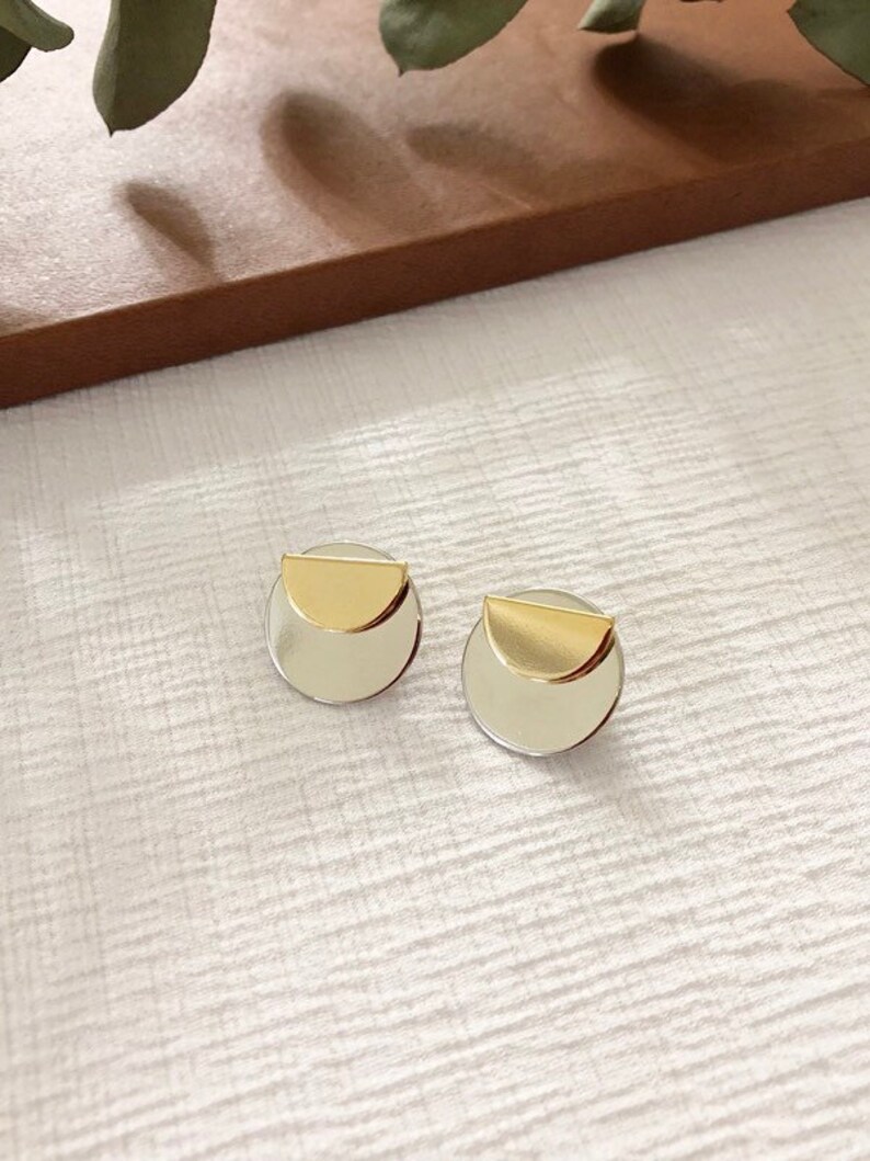 Front Back Earring Ear Jackets Trendy Earrings Geometric Earrings Minimalist Earrings Double Sided Earring