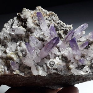 400gr.  Gemmy Amethyst Deep Electric Purple Crystal Cluster. Piedra Parada, Veracruz, Mexico.