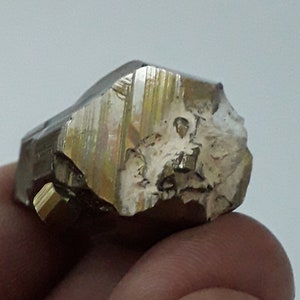 25gr. Gemmy Iridescent  Pyrite Crystals.  Piedra Parada, Veracruz, Mexico.