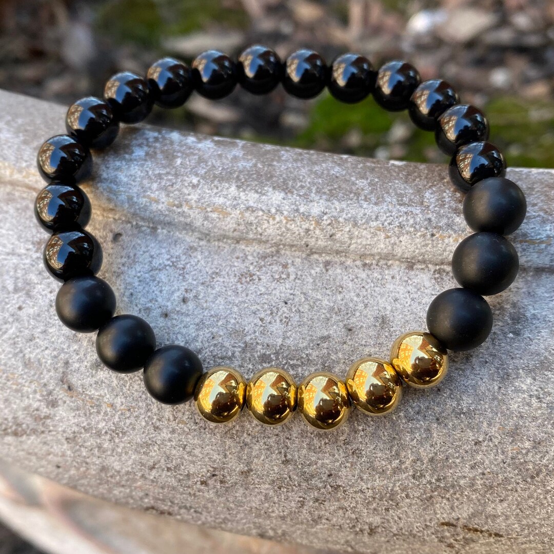 Real onyx bracelet discount