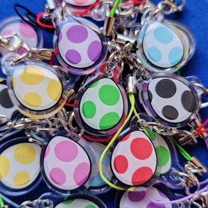 YOSHI EGG mini phone charms