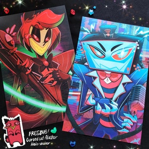 RADIOSTATIC Alastor and Vox fanart Prints