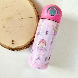 Ballerina Kids Water Bottle | Personalized Dance Bottle for Girls | Ballet Gift for Dancers
