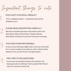 Digital Download Instructions Templates for Digital, Print and Bundles ...