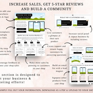 Digital Download Instructions Templates for Digital, Print and Bundles ...