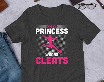 This Princess Wears Cleats Soccer Player T-Shirt