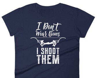 Boogschieten geschenken voor vrouwen die ik niet dragen bogen ik schiet ze T-shirt