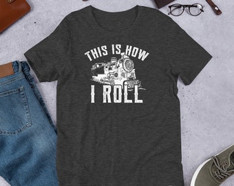 Funny Train T Shirt Dit is hoe ik rol