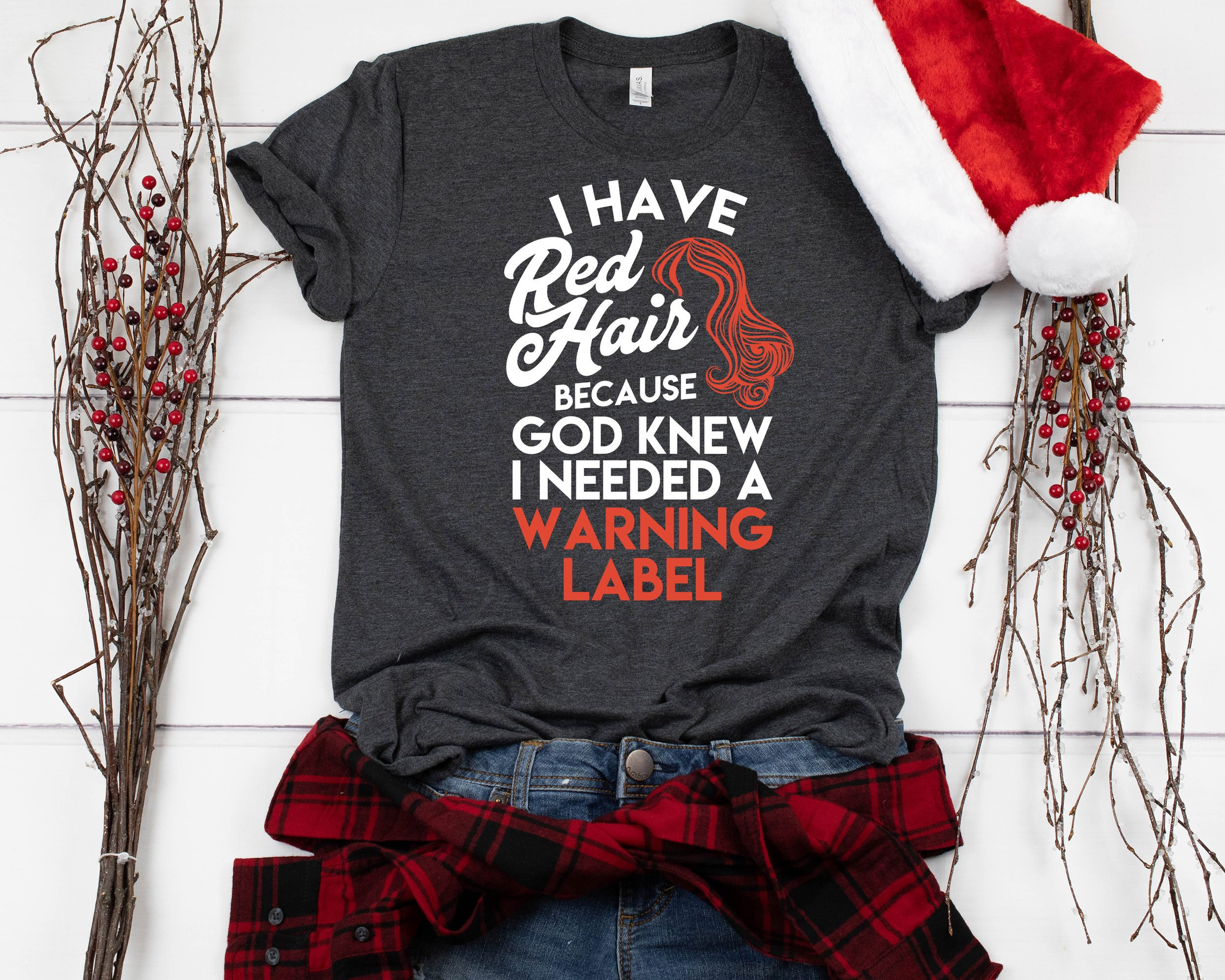 Red hair sale shirt