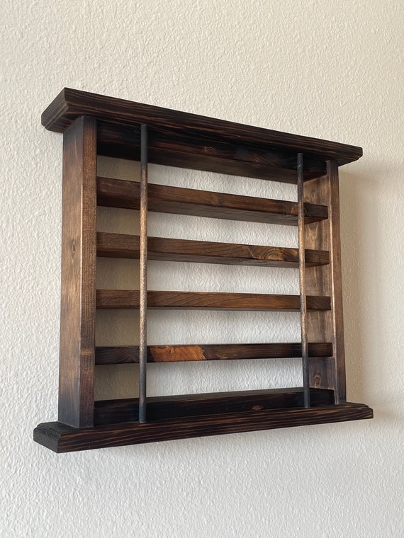 Burnt Pine Martial Arts Belt Display, Karate, Jiu Jitsu, Taekwondo