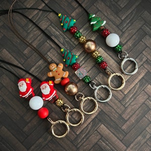 Christmas - School Lanyard - ID - Teacher - Student - Bus Driver -Gift