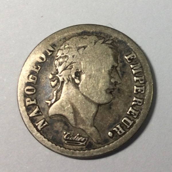 1808D France 1/2 Franc KM#680.4 Silver Collectors Coin Lower Grade Napolean Bonaparte Hard to Find 19th Century European