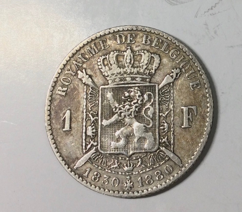 3*t様 1849年 ベルギー 5フラン 銀貨レオポルド1世 楽天市場】1849 〜 1865 年 ベルギー 5 フラン レオポルド 1 世