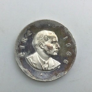 1966 アイルランド 10 シリング銀貨 1916 年のイースター蜂起 50