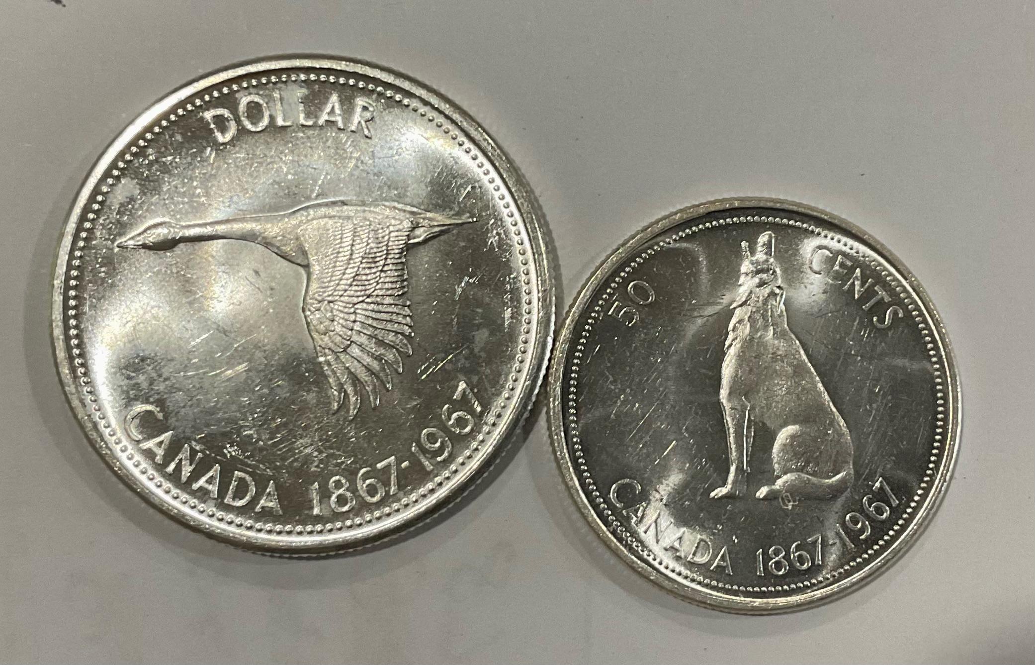 Canada 50 cent 1967 - Etsy 日本