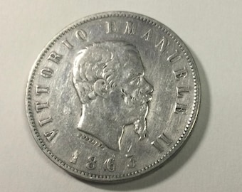 1914年 イタリア 2リラ銀貨 極美品 - Etsy 日本