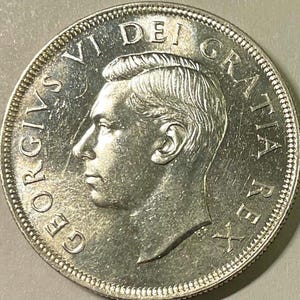 1949 Canada Newfoundland Commemorative Silver Dollar Coin George VI Gift Idea Souvenir Choice Uncirculated Collectors piece