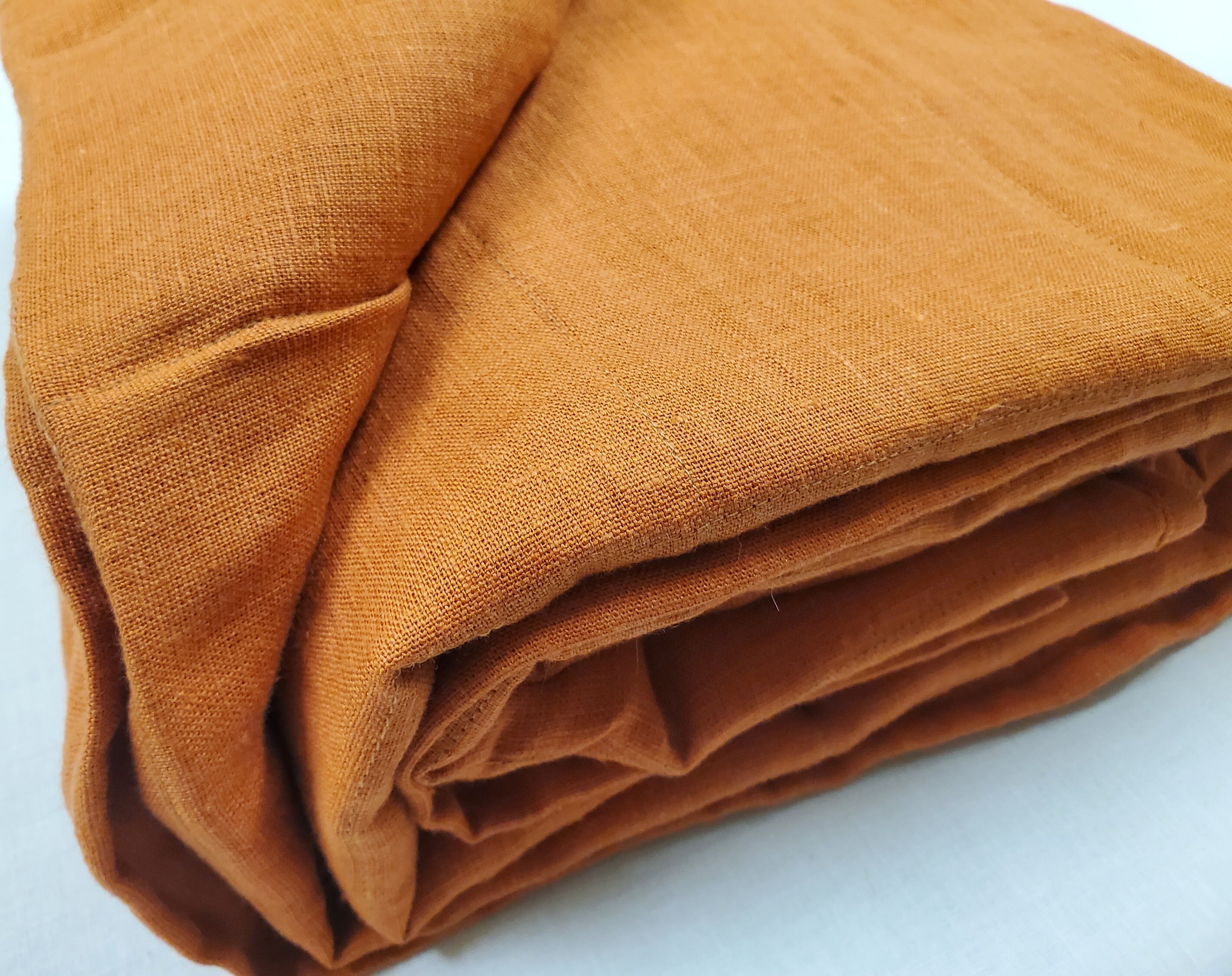 Linen Weighted Blanket Terracotta Color / Weighted Sensory Etsy Australia
