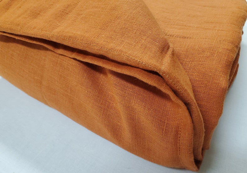 Linen Weighted Blanket Terracotta Color / Weighted Sensory Etsy