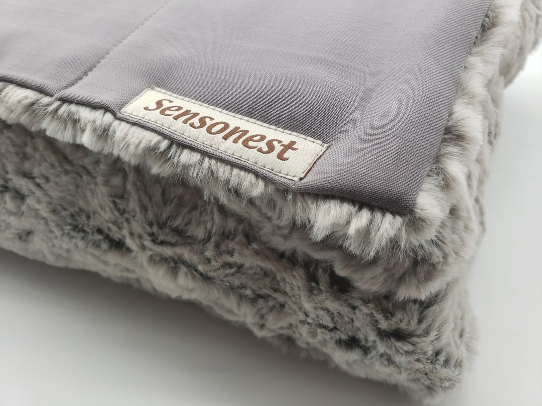 Eucalyptus and Minky Weighted Blanket/ Weighted Therapy / Soothing