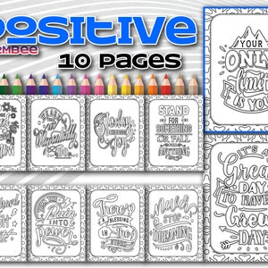 Páginas para colorir de afirmação positiva, páginas para colorir para adultos para imprimir, páginas para colorir para adultos para imprimir, páginas para colorir para adultos para imprimir