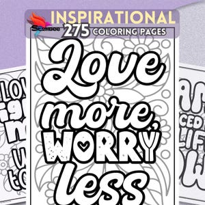 Kleurboek zelfliefde voor volwassenen: 275 empowermentcitaten (pdf-download)