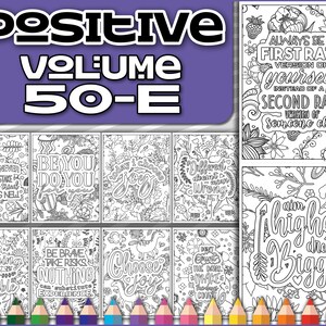 Desenhos para colorir para adultos | Livro para Colorir PDF Afirmação Positiva | Desenhos para colorir para impressão | Livro para colorir para adultos PDF | Página para colorir
