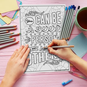 Love Quotes Coloring Book PDF for Adult Adult Coloring Pages - Etsy