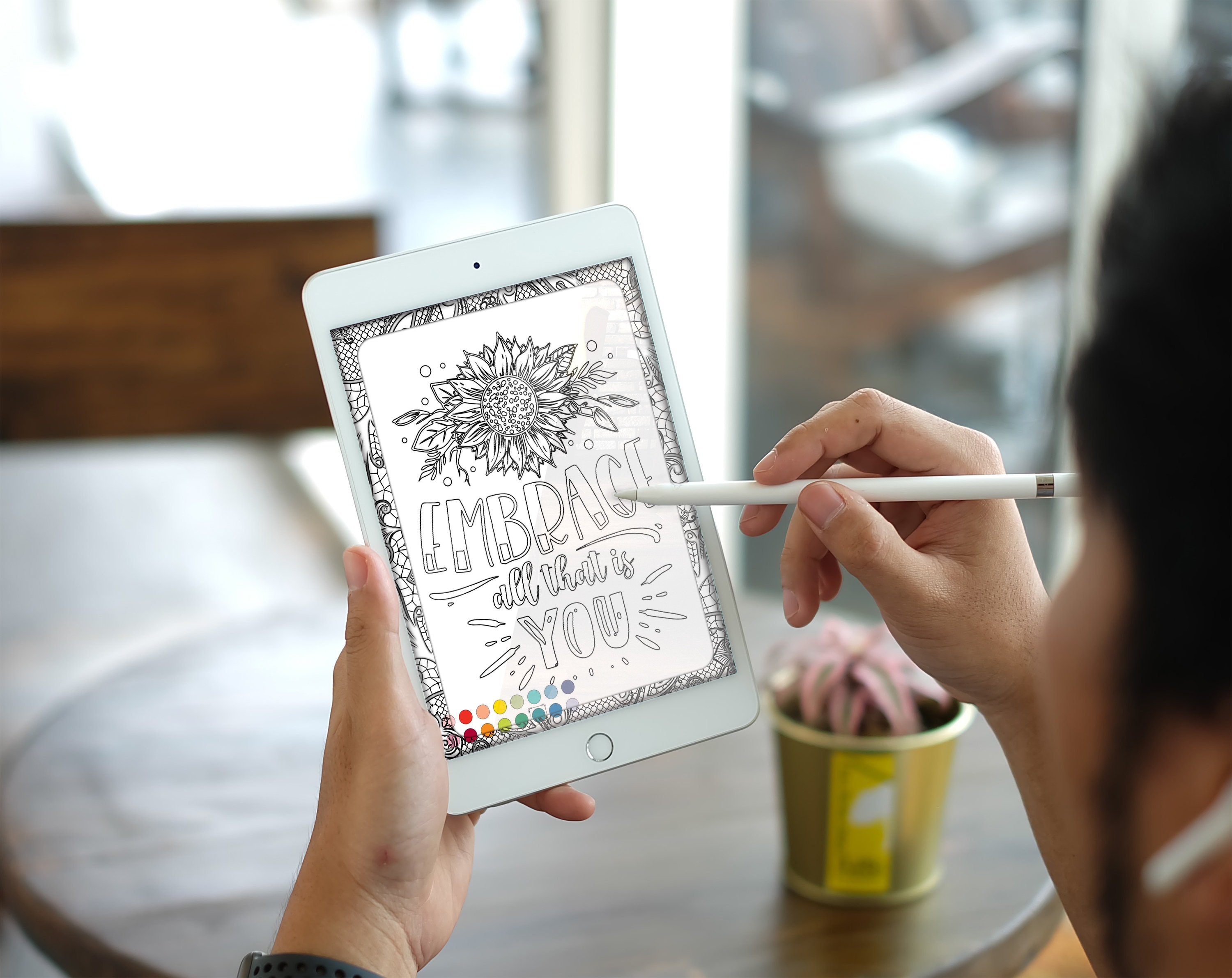 Positive Affirmation Coloring Pages Affirm Coloring Page - Etsy