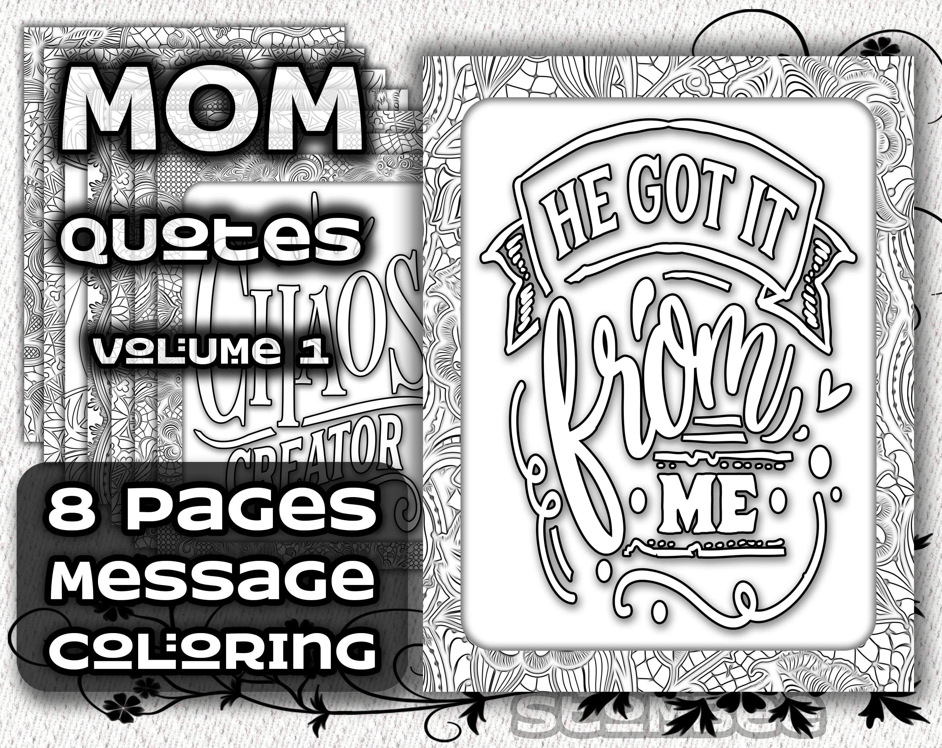 Funny Mom Quotes Adult Coloring Pages Adult Coloring Books - Etsy Funny Mom Quotes Adult Coloring Pages Adult Coloring Books - Etsy