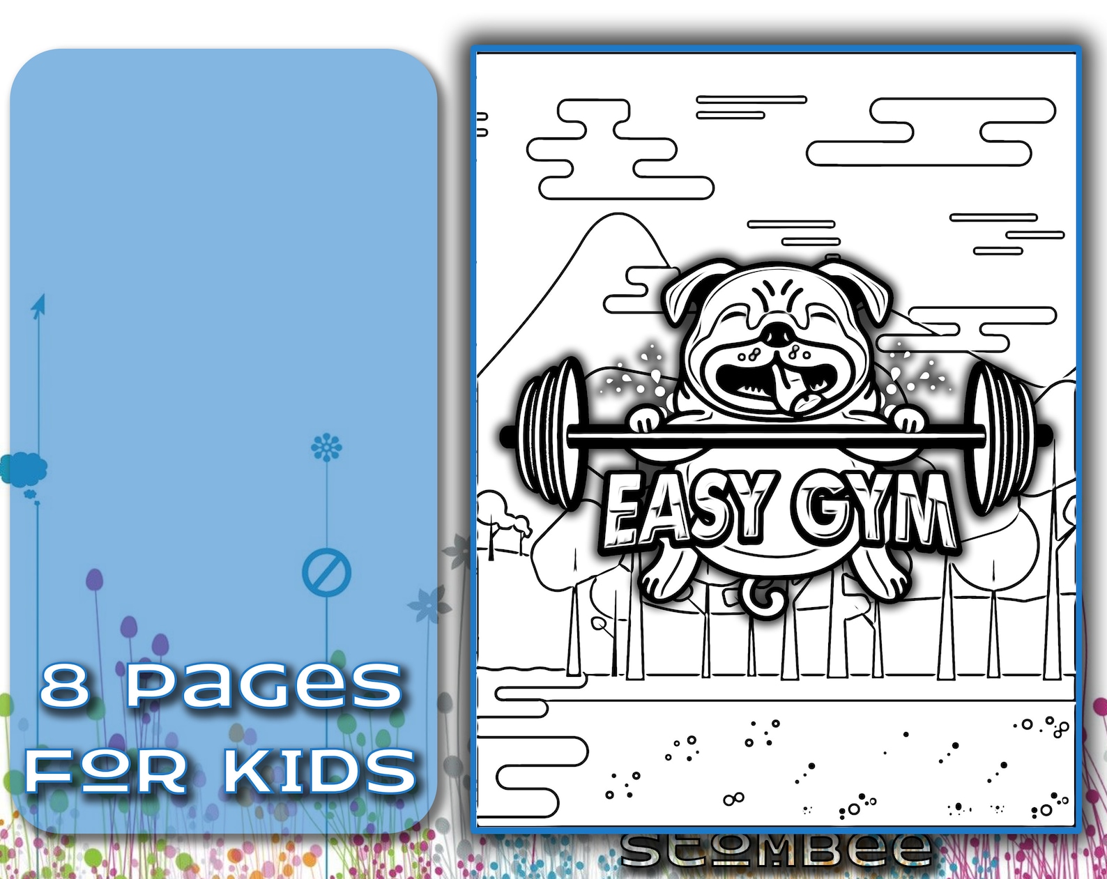 PRINTABLE Kids Coloring Pages Adult Coloring Pages Animal - Etsy