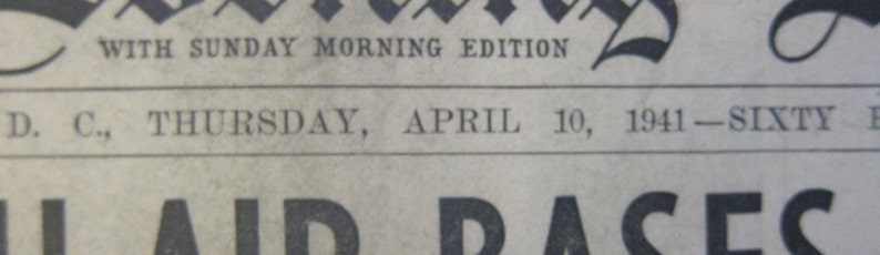 To Establish Air Bases in Greenland; Pact for Protection Of Island Is Signed By Danish Minister April 10 1941 The Evening Star U.S
