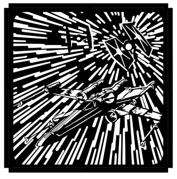 Download Star Wars X Wing Ledsci Fi Super Hero Dxf Svg File For Plasma Laser Waterjet Vinyl